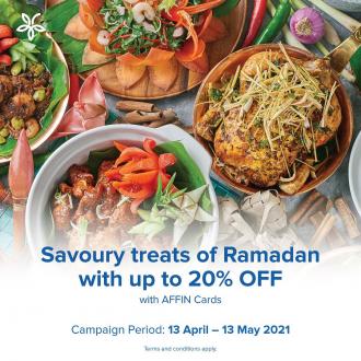 Affin Bank Cards Ramadan Savoury Treats Promotion Up To 20% OFF (13 April 2021 - 13 May 2021)