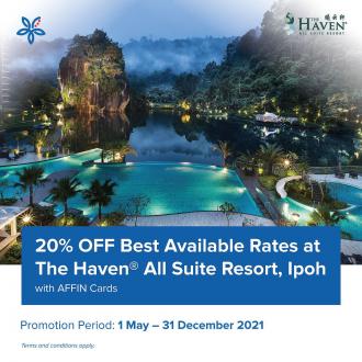 The Haven All Suite Resort Ipoh 20% OFF Promotion with AFFIN Cards (1 May 2021 - 31 December 2021)