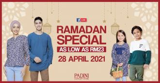 Padini Facebook Live Ramadan Sale (28 April 2021)