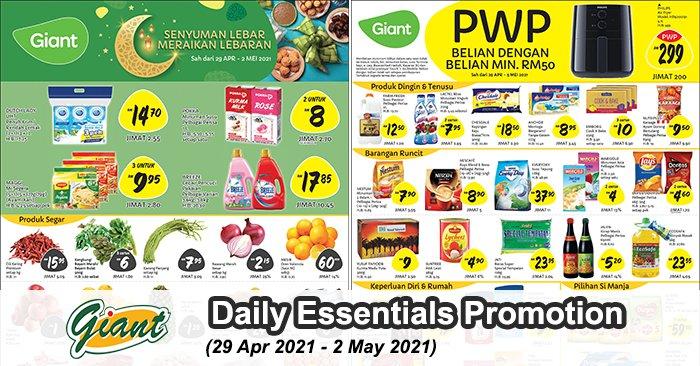 Giant Daily Essentials Promotion (29 Apr 2021 - 2 May 2021)