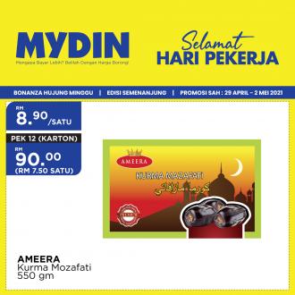 MYDIN Labour Day Weekend Promotion (30 April 2021 - 2 May 2021)