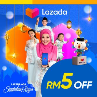 Lazada 5.5 Sale RM5 OFF with Touch n Go eWallet (5 May 2021)