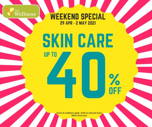 AEON Wellness Skin Care Weekend Promotion Up To 40% OFF (29 April 2021 - 2 May 2021)