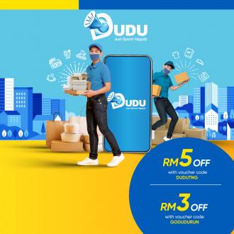 Dudu Promotion Up To RM5 OFF Promo Code with Touch 'n Go eWallet (1 May 2021 - 31 July 2021)