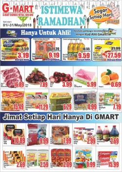 G-Mart Ramadhan Special Promotion at Telupid (1 May 2018 - 31 May 2018)