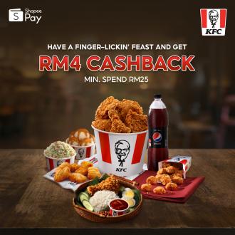 KFC RM4 Cashback Promotion pay with ShopeePay