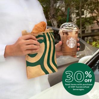 Starbucks Food Items 30% OFF Promotion (6 May 2021 - 9 May 2021)