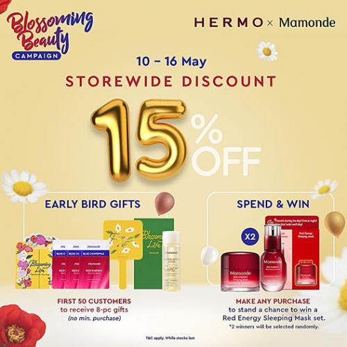 Mamonde Blossoming Beauty Sale Up To 15% OFF on Hermo (10 May 2021 - 16 May 2021)