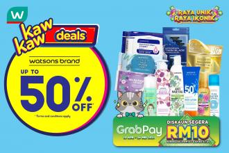 Watsons Brand Products Sale Up To 50% OFF (11 May 2021 - 17 May 2021)