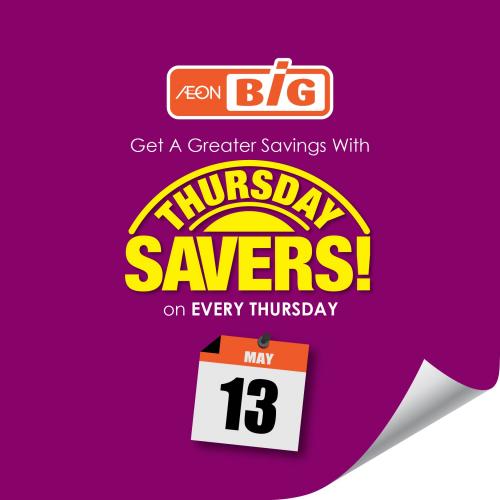 AEON BiG Thursday Savers Promotion (13 May 2021)