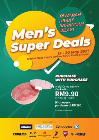 SOGO Kuala Lumpur Men's Super Deals Sale (13 May 2021 - 20 May 2021)