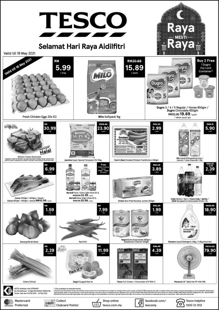 Tesco Hari Raya Press Ads Promotion (15 May 2021 - 19 May 2021)