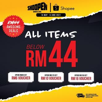 Shoopen Shopee Sale All Items Below RM44 (15 May 2021 - 6 Jun 2021)