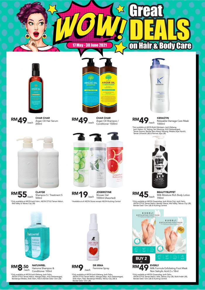 AEON Mid-Year Beauty & Cosmetic Sale (17 May 2021 - 30 June 2021)