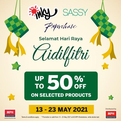 MPH Hari Raya Sale Up To 50% OFF (13 May 2021 - 23 May 2021)