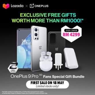 Lazada OnePlus 9 Pro First Sale FREE Gift Worth More Than RM1000 (18 May 2021)
