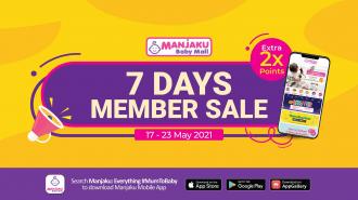 Manjaku 7 Days Member Sale (17 May 2021 - 23 May 2021)