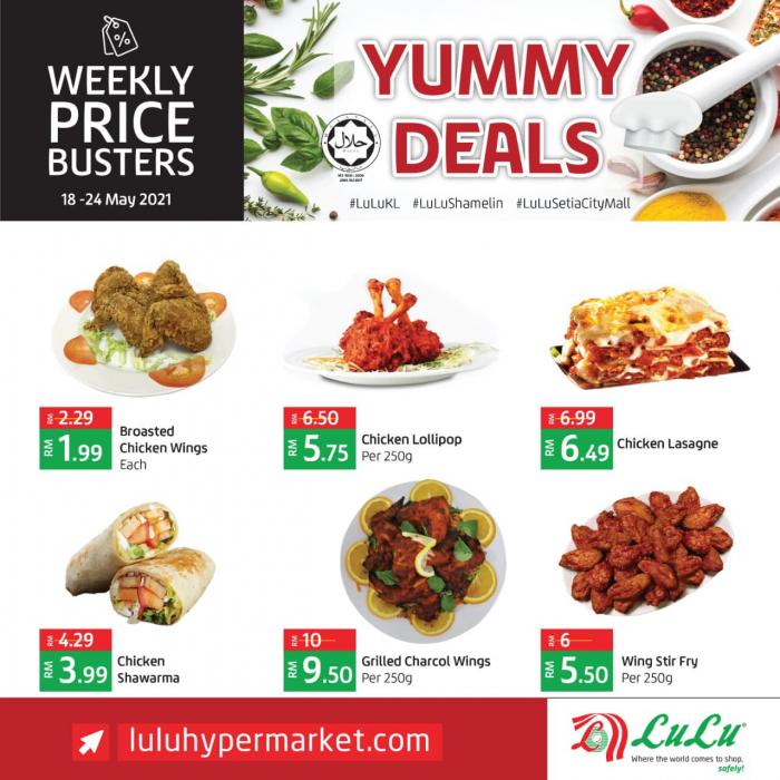 LuLu Yummy Deals Promotion (18 May 2021 - 24 May 2021)