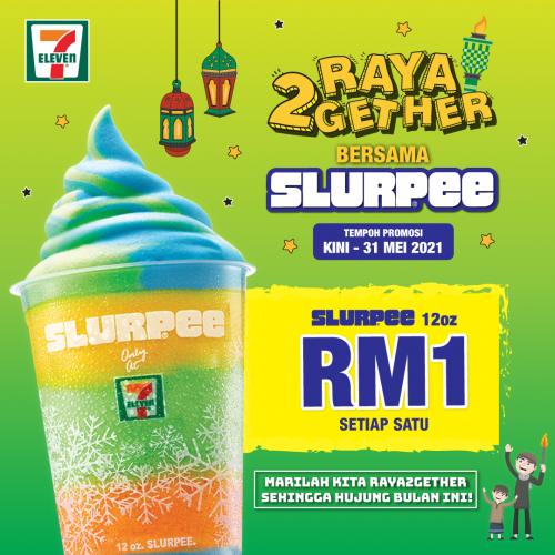 7 Eleven Slurpee Raya Promotion only RM1 (valid until 31 May 2021)
