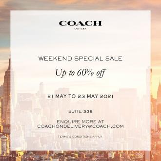 Coach Weekend Special Sale Up To 60% OFF at Johor Premium Outlets (21 May 2021 - 23 May 2021)