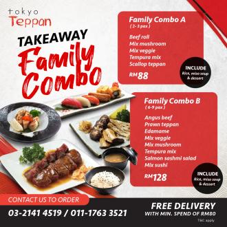 Tokyo Teppan Takeaway Family Combo Promotion