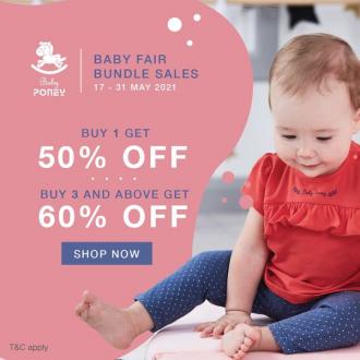 Poney Online Baby Fair Bundles Sales (17 May 2021 - 31 May 2021)