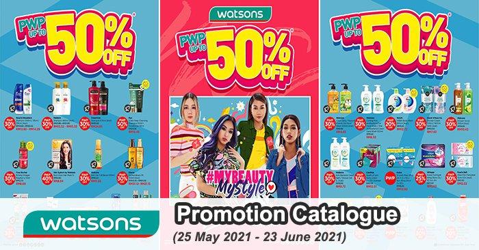 Watsons Promotion Catalogue (25 May 2021 - 23 Jun 2021)