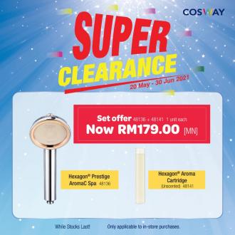 Cosway Super Clearance Sale (20 May 2021 - 30 Jun 2021)