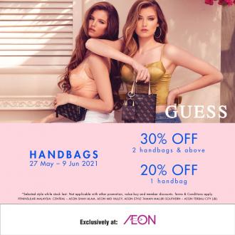 AEON Guess Handbags Sale (27 May 2021 - 9 June 2021)