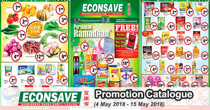 Econsave Persiapan Ramadhan Promotion Catalogue at Sabah (4 May 2018 - 15 May 2018)