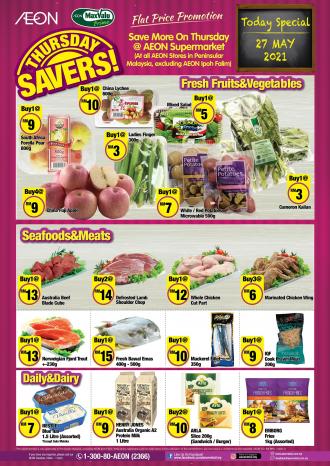 AEON Supermarket Thursday Savers Promotion (27 May 2021)