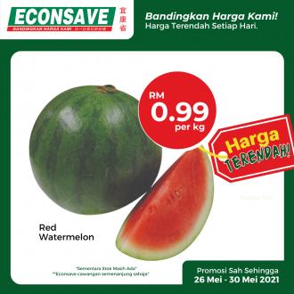 Econsave Red Watermelon Promotion (26 May 2021 - 30 May 2021)