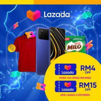 Lazada Payday RM4 OFF Promotion with Touch n Go eWallet (26 May 2021 - 31 May 2021)