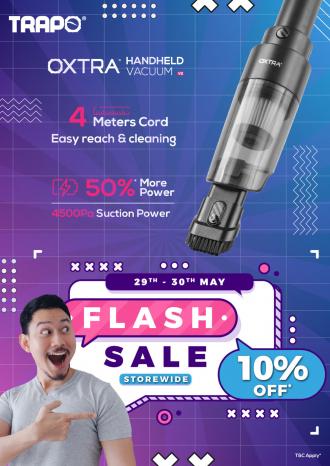 Trapo Flash Sale 10% OFF Storewide (29 May 2021 - 30 May 2021)
