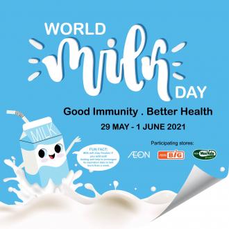 AEON BiG World Milk Day Promotion (29 May 2021 - 1 June 2021)