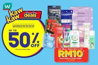 Watsons Brand Products Sale Up To 50% OFF (1 Jun 2021 - 7 Jun 2021)