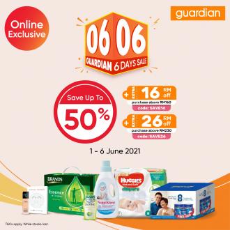 Guardian Online 6.6 Sale (1 June 2021 - 6 June 2021)