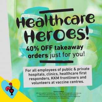 Nando's Healthcare Heroes 40% OFF Promotion