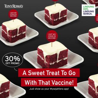 Tony Roma's Get Vaccinated Desserts 30% OFF Promotion