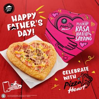 Pizza Hut Father's Day Heart-Shaped Pizza Promotion