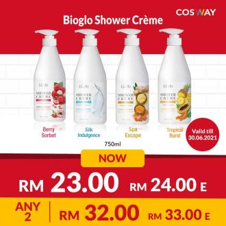 Cosway Bioglo's Shower Crème & Hexagon Aroma Spa 3 Promotion (valid until 30 Jun 2021)
