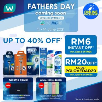 Watsons Online P&G Sale Up To 40% OFF & FREE Promo Code (11 June 2021 - 14 June 2021)