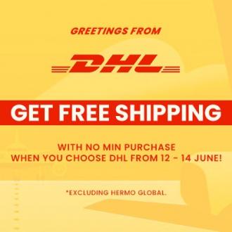 Hermo DHL FREE Shipping Promotion (12 June 2021 - 14 June 2021)