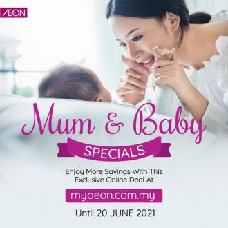 AEON Online Mum & Baby Needs Promotion (valid until 20 June 2021)