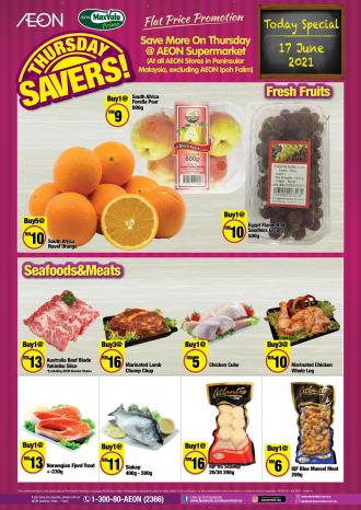 AEON Supermarket Thursday Savers Promotion (17 June 2021)