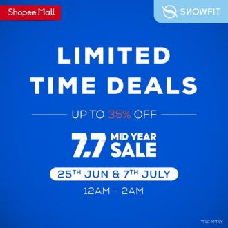 Shopee SnowFit 7.7 Sale Up To 35% OFF (25 June 2021 & 7 July 2021)