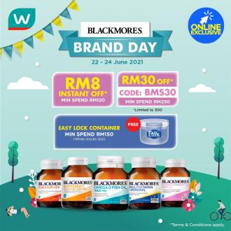 Watsons Online Blackmores Brand Day Sale (22 June 2021 - 24 June 2021)