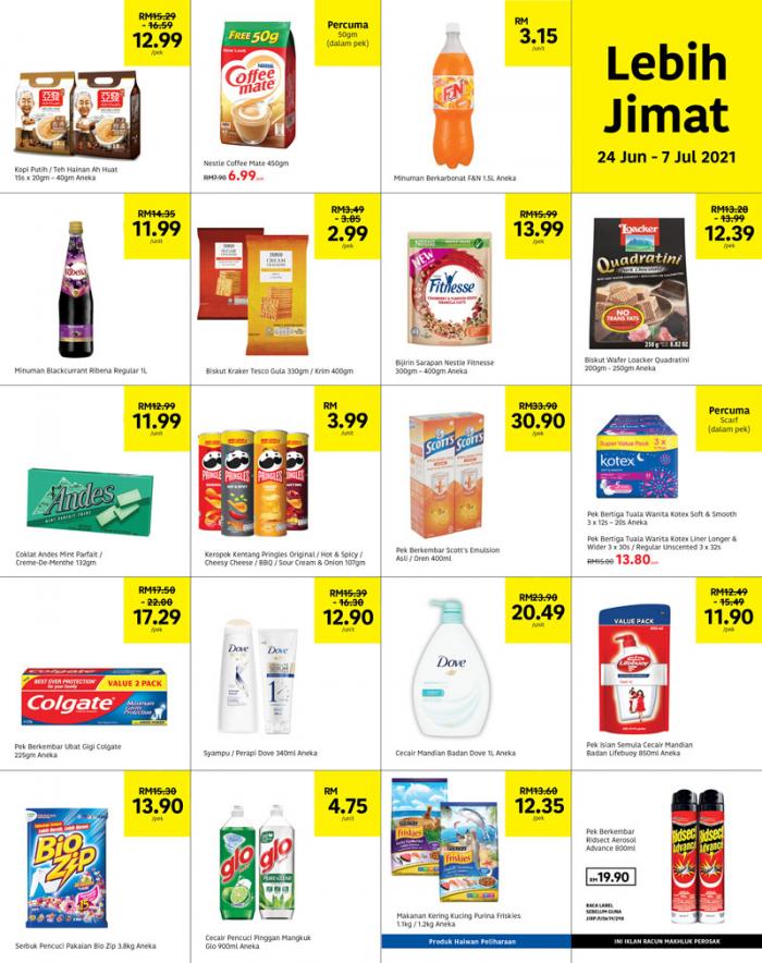 Tesco Lebih Jimat Promotion Catalogue (24 June 2021 - 7 July 2021)