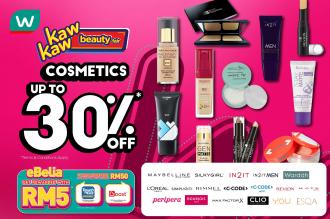 Watsons Cosmetics Sale Up To 30% OFF (24 June 2021 - 28 June 2021)