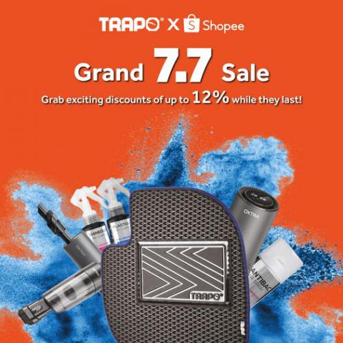 Shopee Trapo 7.7 Sale Up To 12% OFF (7 July 2021)